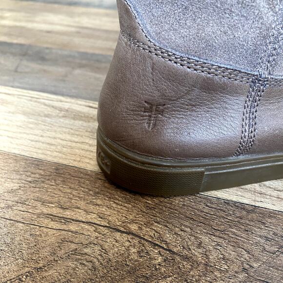 FRYE Gemma Shearling Tall Boots Brown Women's 6.5M Shearling Core Modern Rustic - Picture 9 of 13